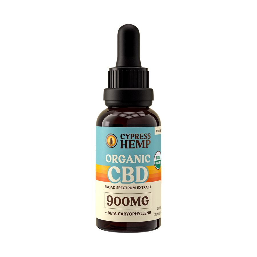 USDA Organic Broad Spectrum CBD Oil + BCP