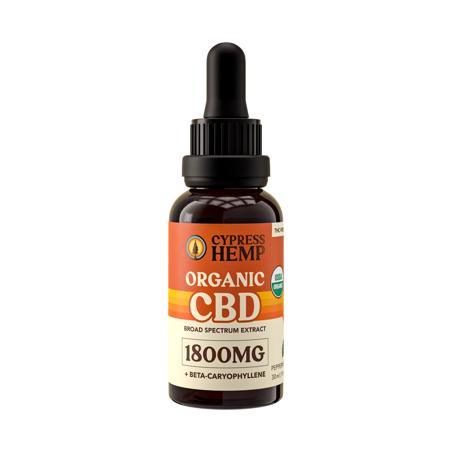 USDA Organic Broad Spectrum CBD Oil + BCP